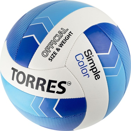 Купить Мяч волейбольный Torres Simple Color любительский р.5 в Киреевске 